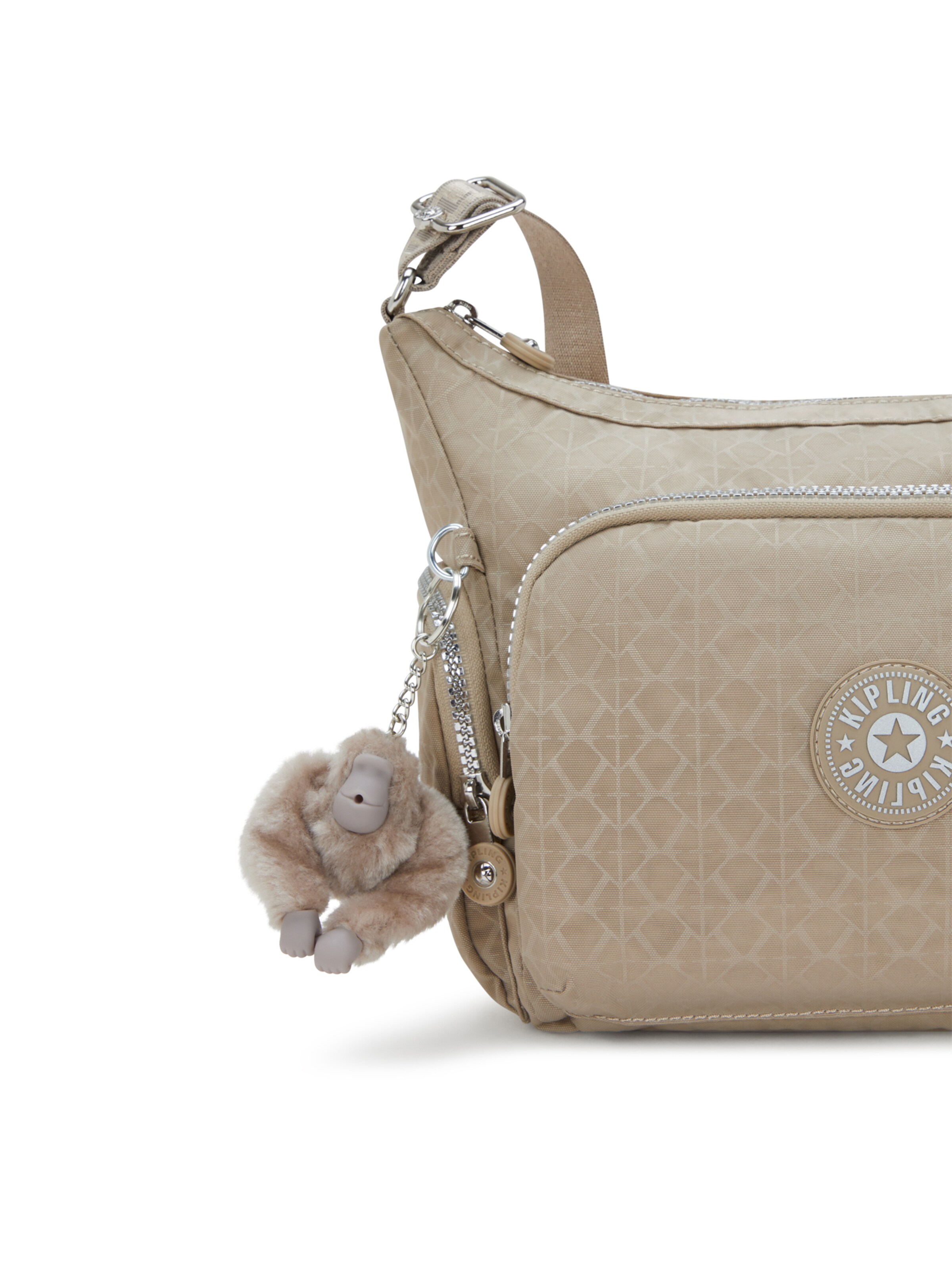 KIPLING Axelremsväska 'Gabb' i beige
