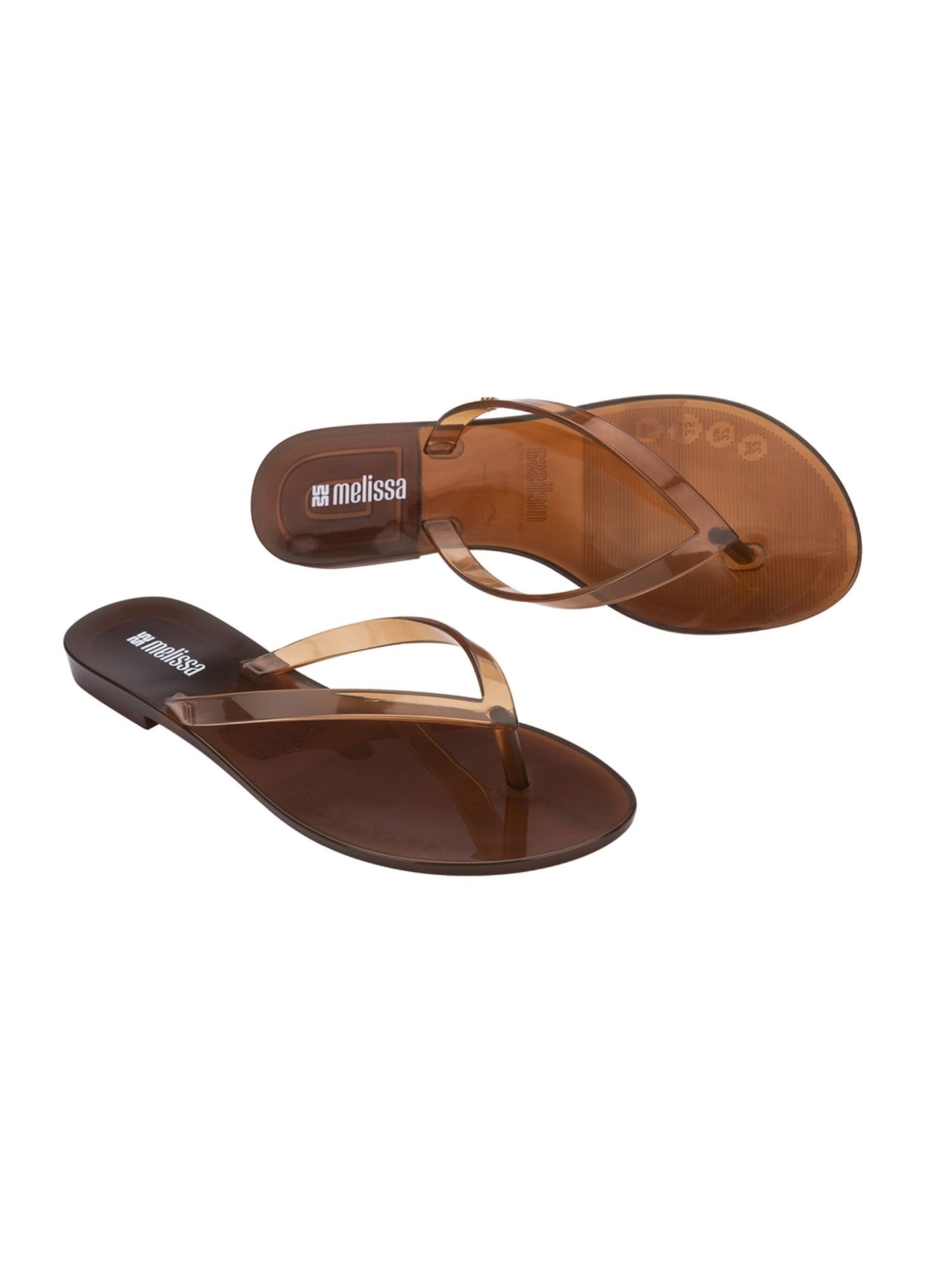 MELISSA Zehentrenner 'Harmonic Jelly' in Braun