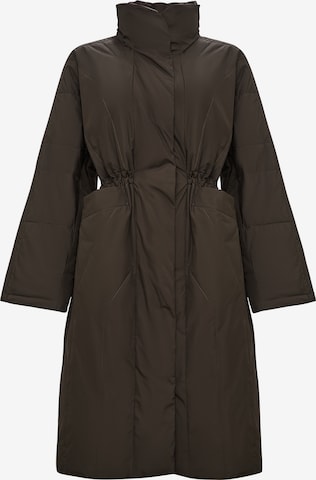 Manteau mi-saison CESARE GASPARI en vert : devant