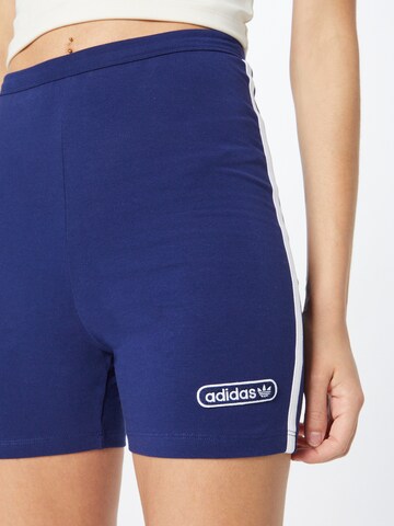 ADIDAS ORIGINALS Skinny Leggings 'Short' in Blue