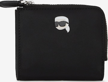 juoda Karl Lagerfeld Piniginė 'Ikon': priekis