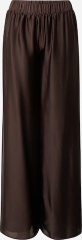 Ema Louise x ABOUT YOU Wide leg Pants 'Josefin' in Brown: front