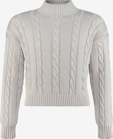 BLUE EFFECT Sweater in White: front