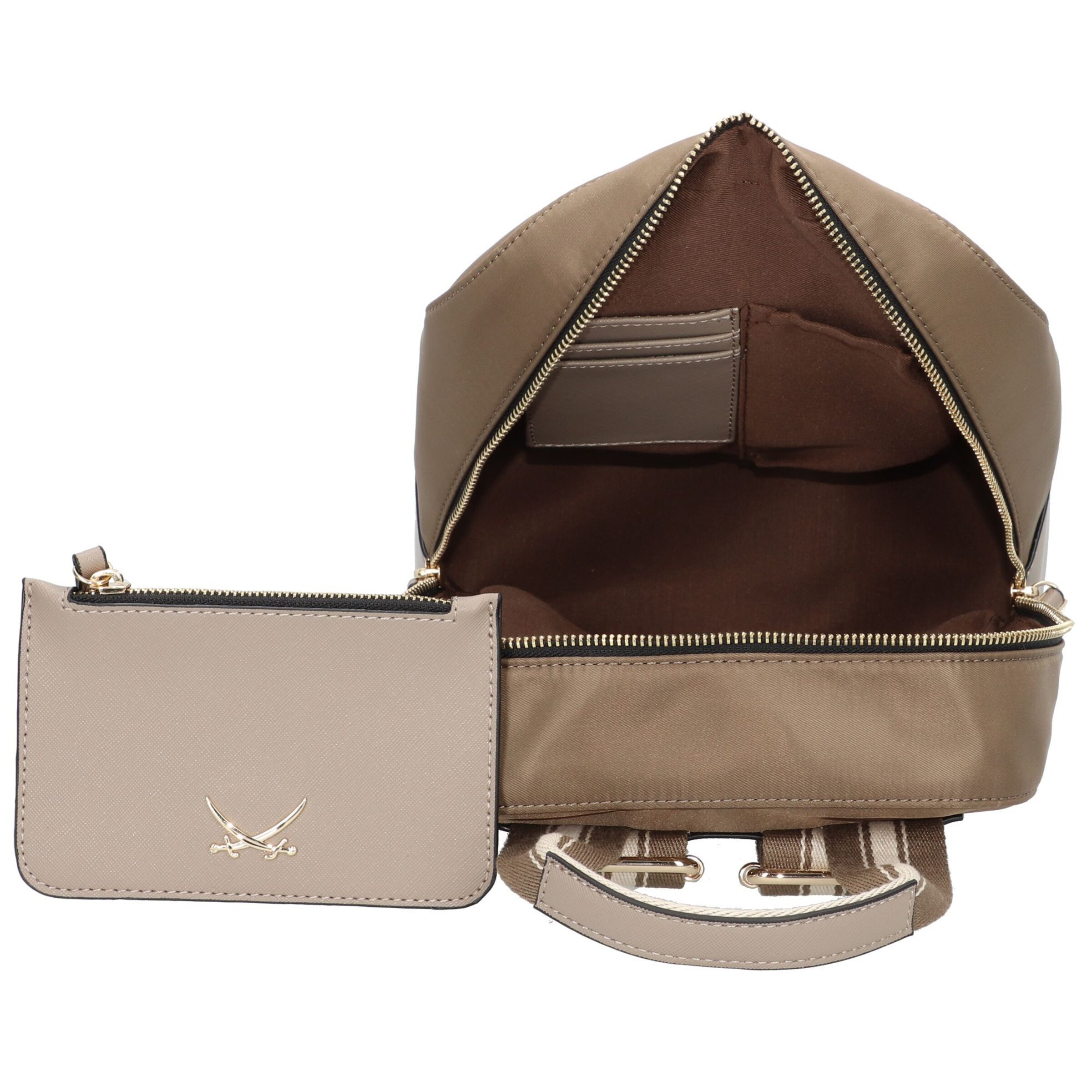 SANSIBAR Rucksack in Braun