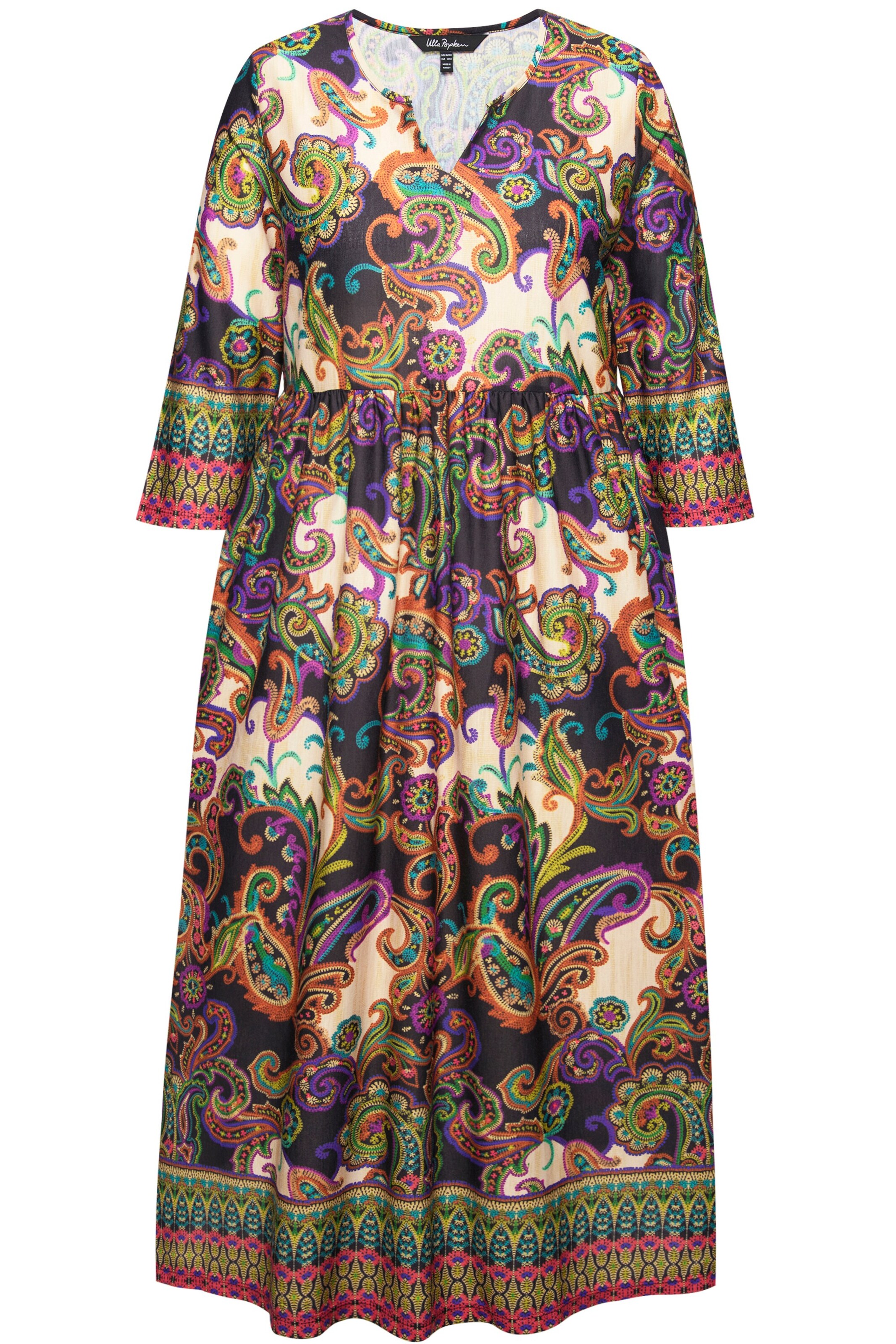 Ulla Popken Jurk in Gemengde kleuren: voorkant