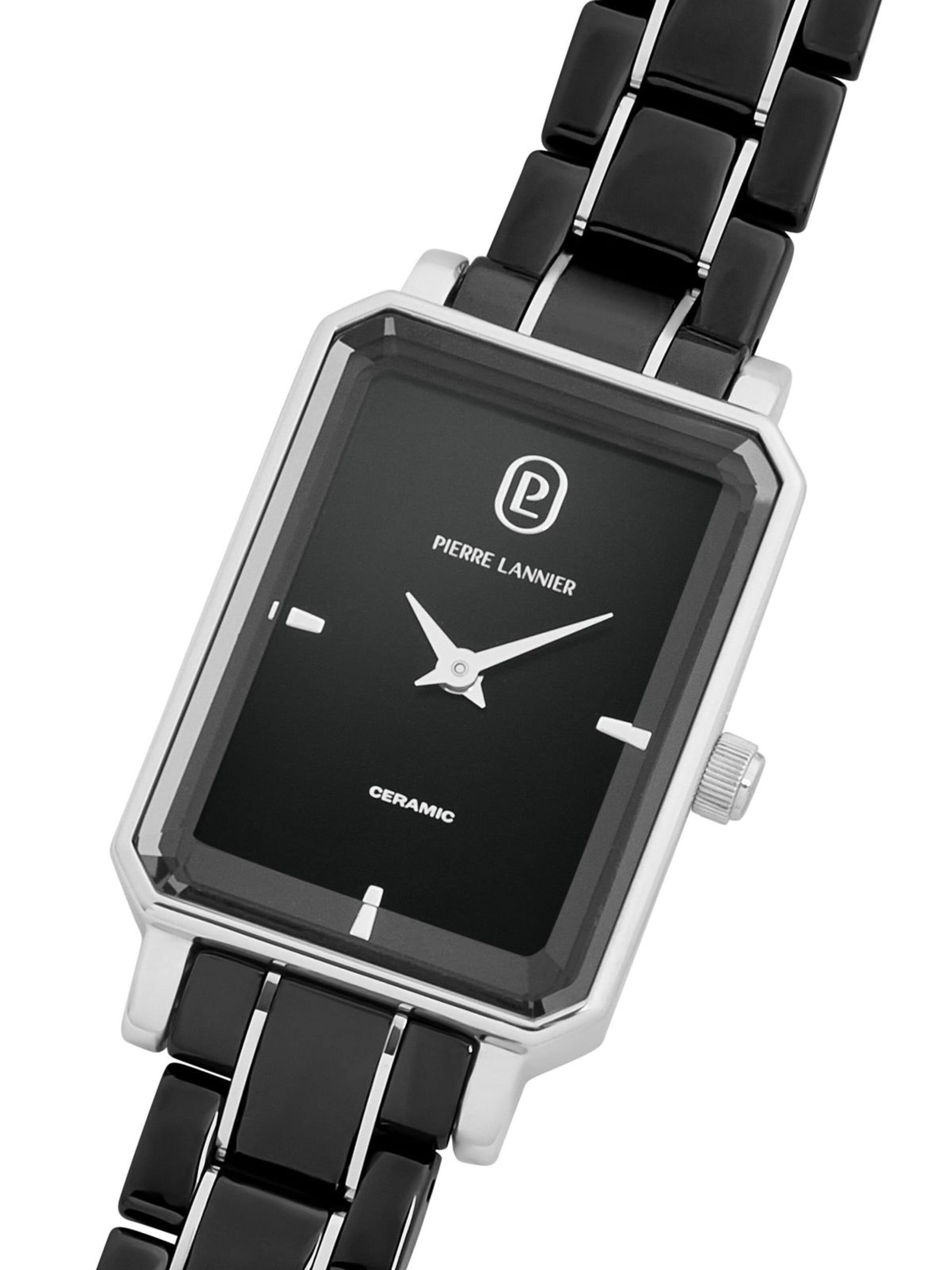 Pierre Lannier Analoog horloge 'Watch Ariane' in Zwart