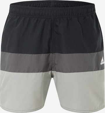 ADIDAS PERFORMANCE Sports swimming trunks in Grey: front