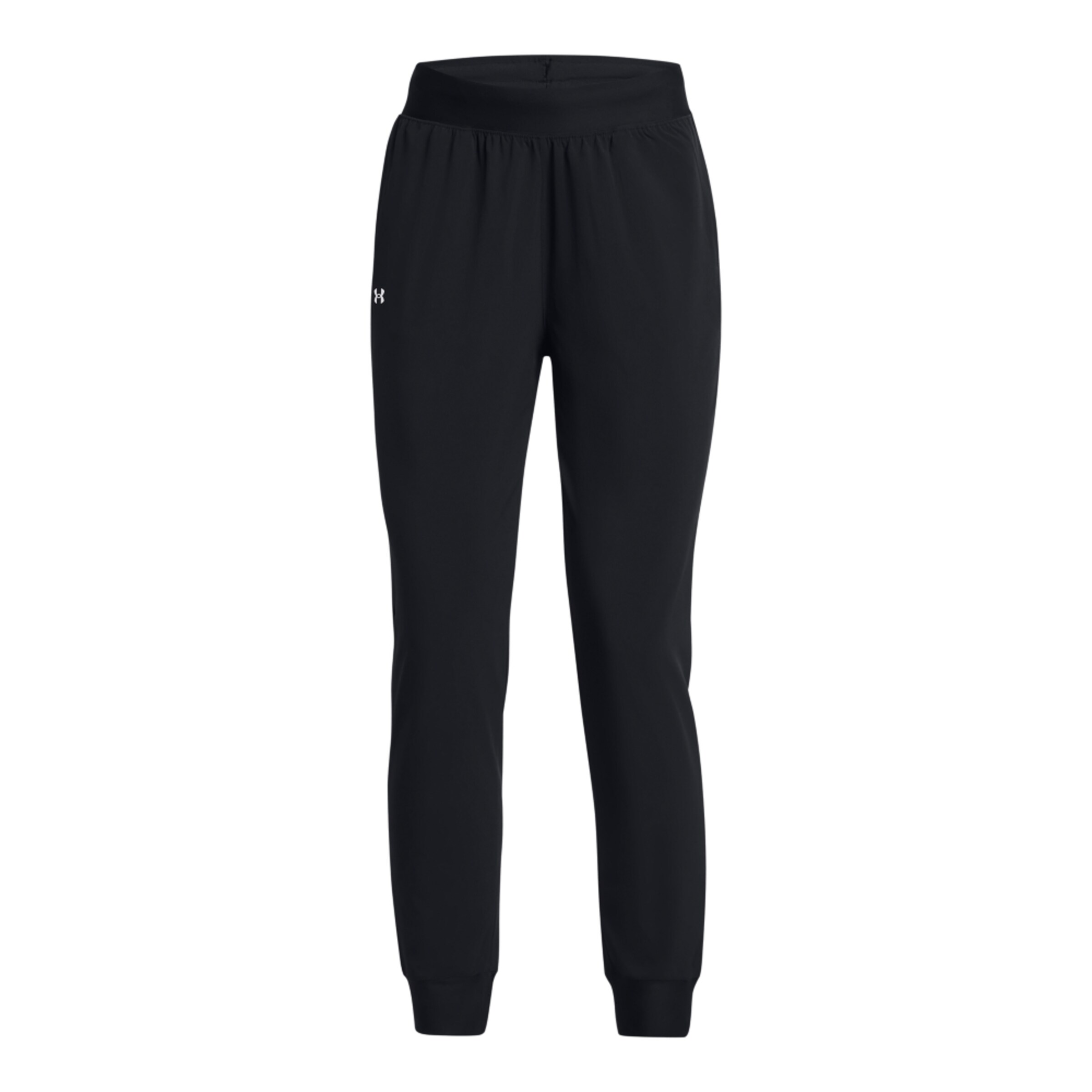 UNDER ARMOUR Tapered Sportbroek 'Rival' in Zwart: voorkant