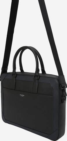 TOMMY HILFIGER - Bolsa para portátil 'Saffiano' en negro