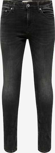 Only & Sons Jeans 'Warp' in black denim, Produktansicht