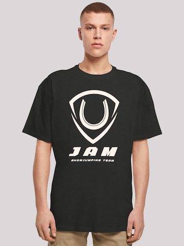 F4NT4STIC Shirt 'JAM Showjumping' in Zwart: voorkant