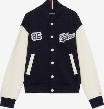 TOMMY HILFIGER Between-Season Jacket 'Varsity' in Beige: front