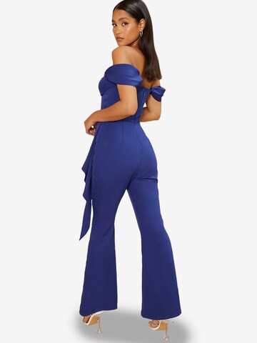 Chi Chi London Jumpsuit in Blauw