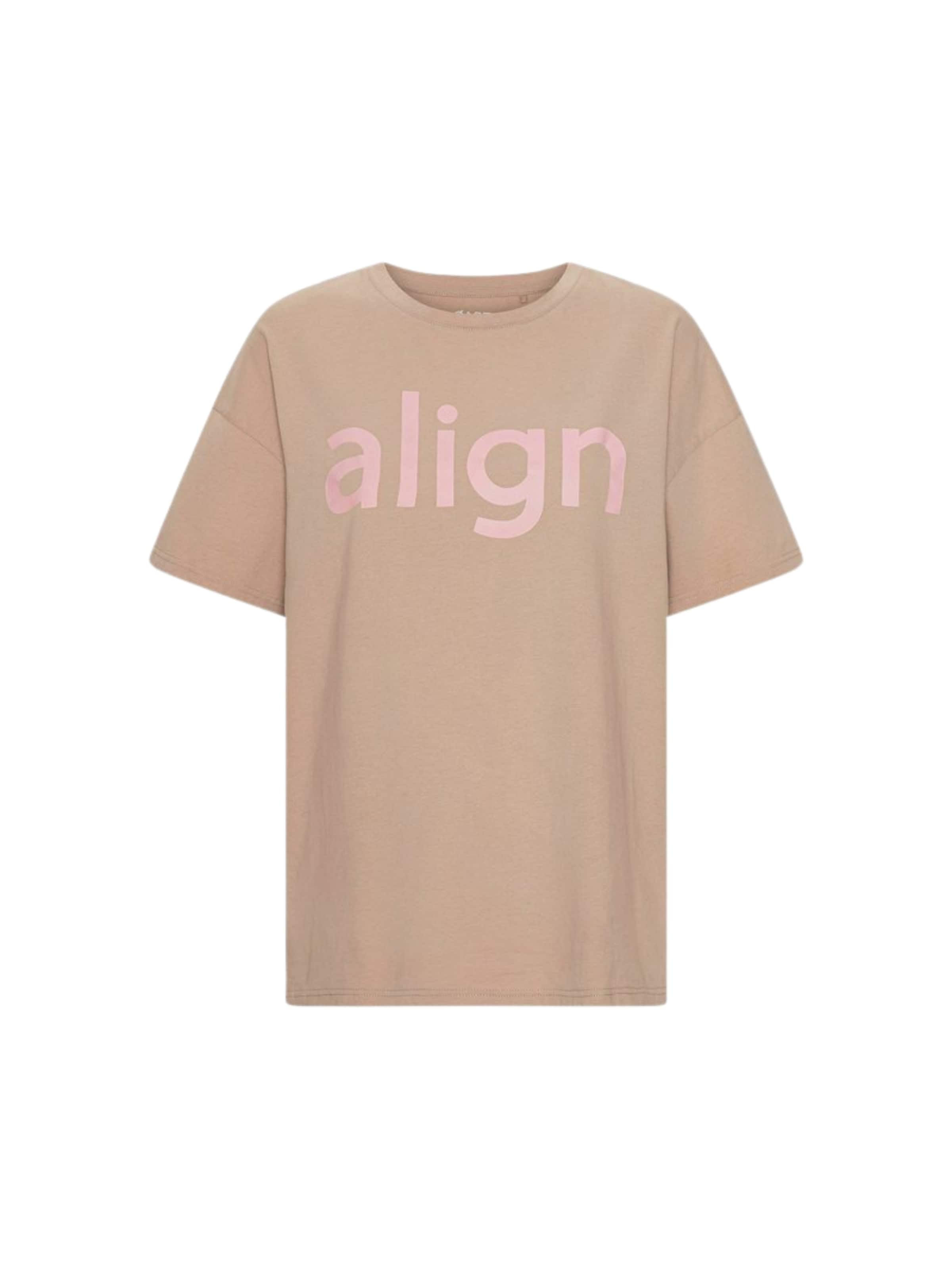 Copenhagen Cartel Top ' Cartel x Align ' in Brown: front