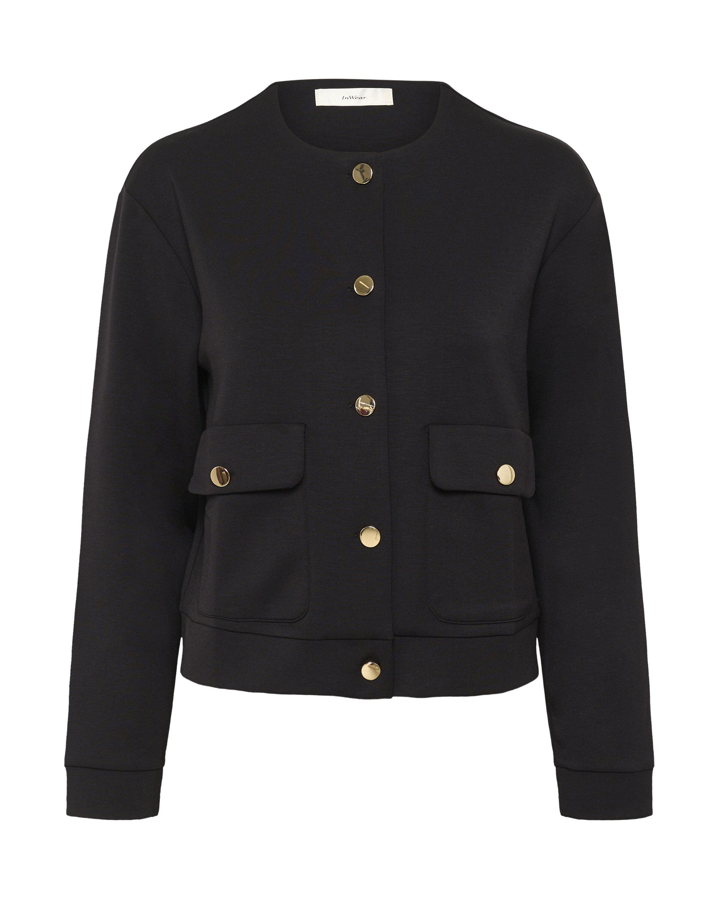 Veste de survêtement InWear en noir : devant