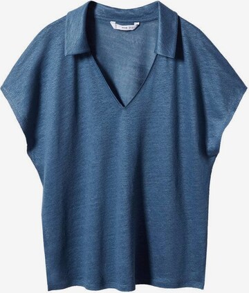 MANGO Shirt 'Clare' in Blue: front