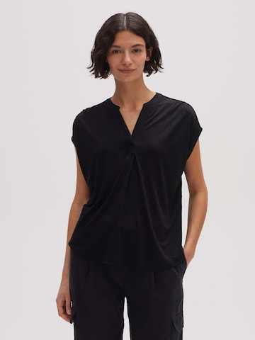 OPUS Blouse 'Sibes' in Zwart: voorkant