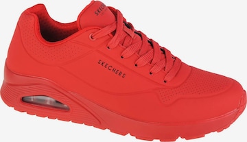 SKECHERS Sneakers laag 'Skechers Uno-Stand On Air' in Rood: voorkant