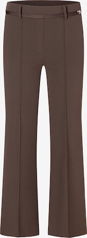 Cambio Pleat-Front Pants ' Francoise ' in Brown: front
