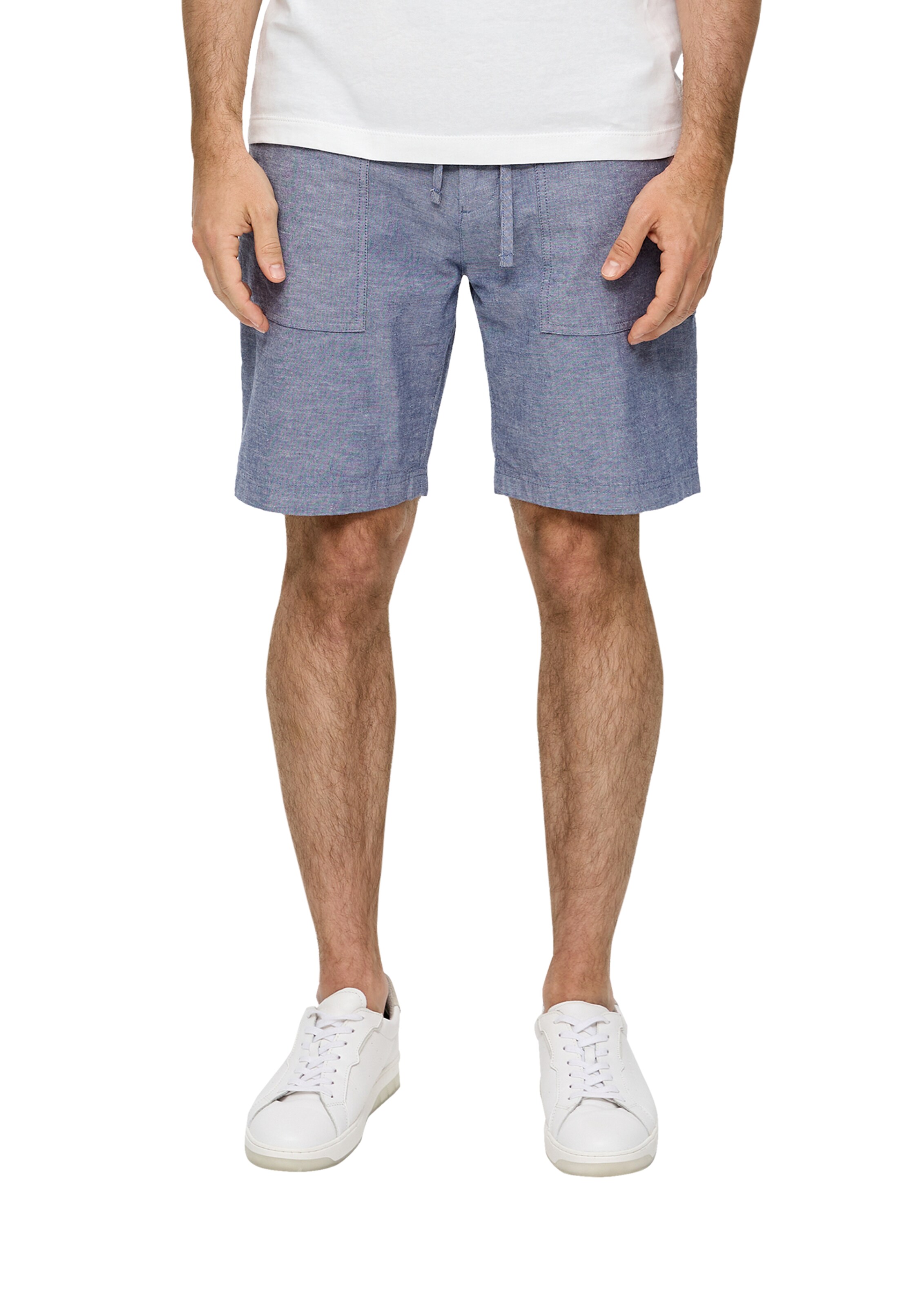 s.Oliver Normalny krój Chinosy w kolorze szary: przód