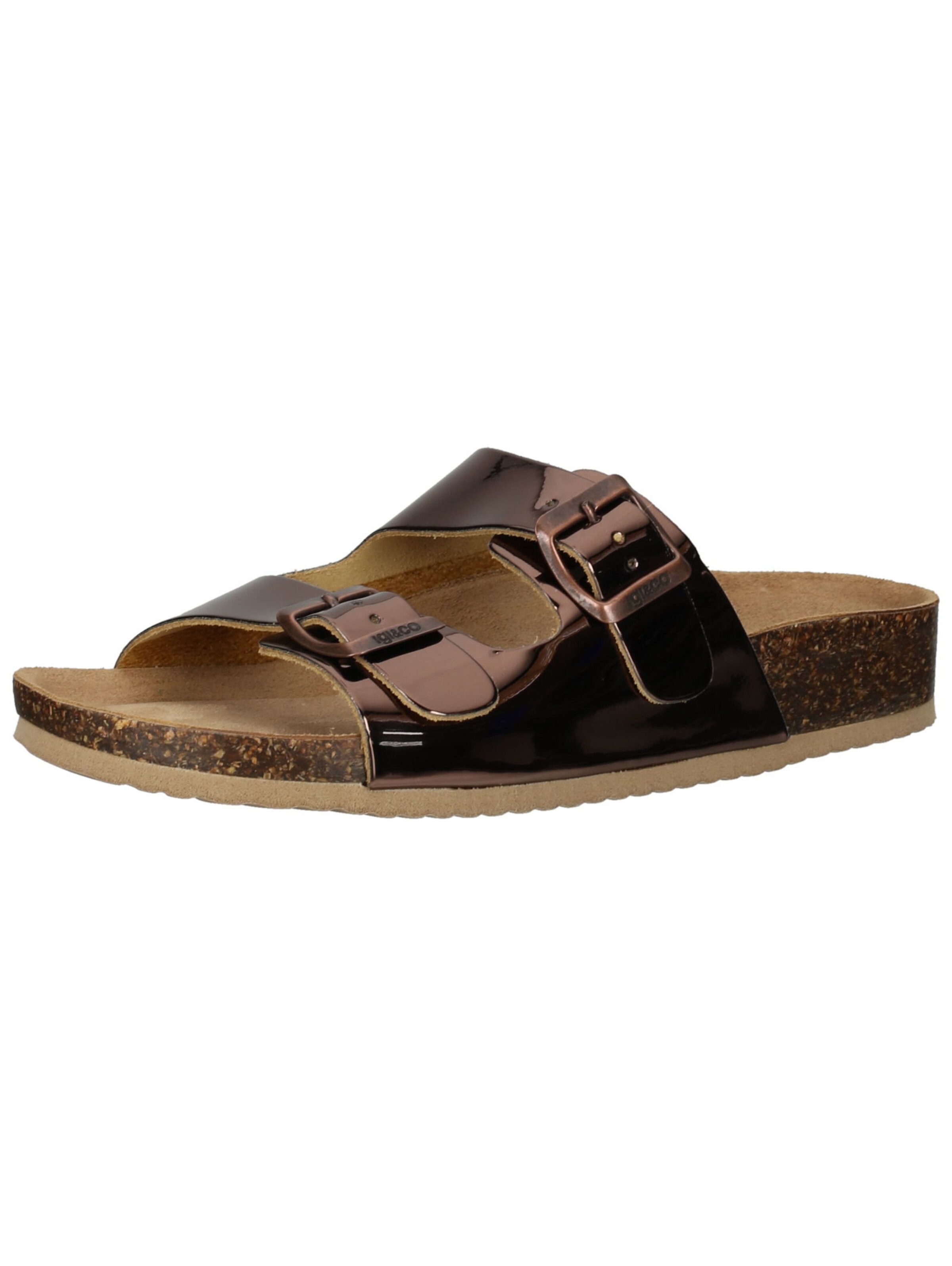 IGI&CO Pantolette in Braun: Vorderseite