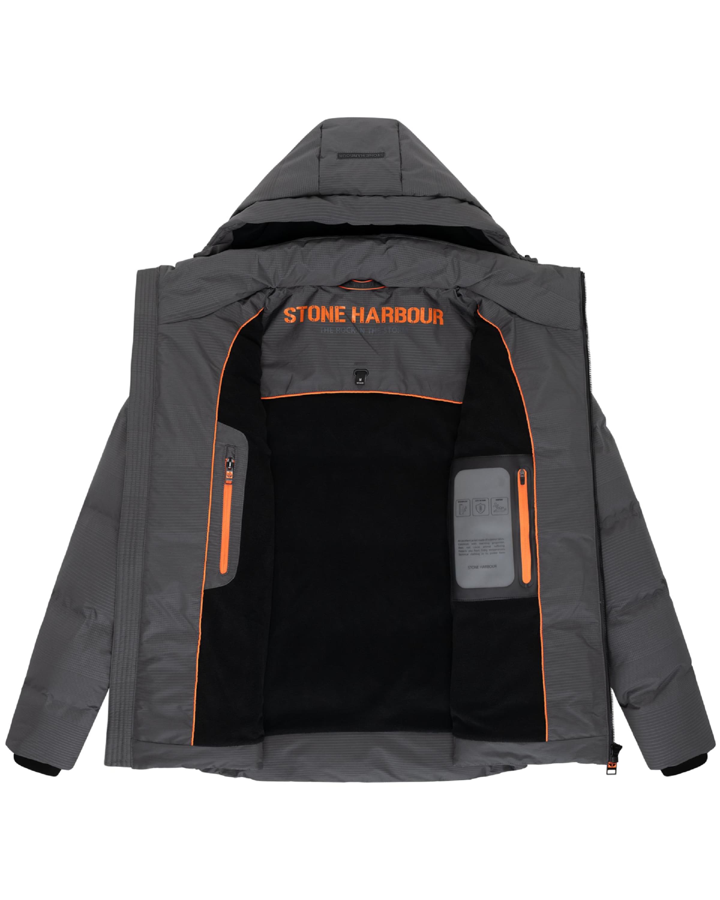 STONE HARBOUR Vinterjacka 'Gavriloo XX' i grå