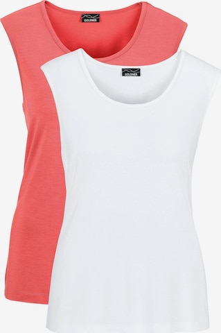 Haut Goldner en orange : devant