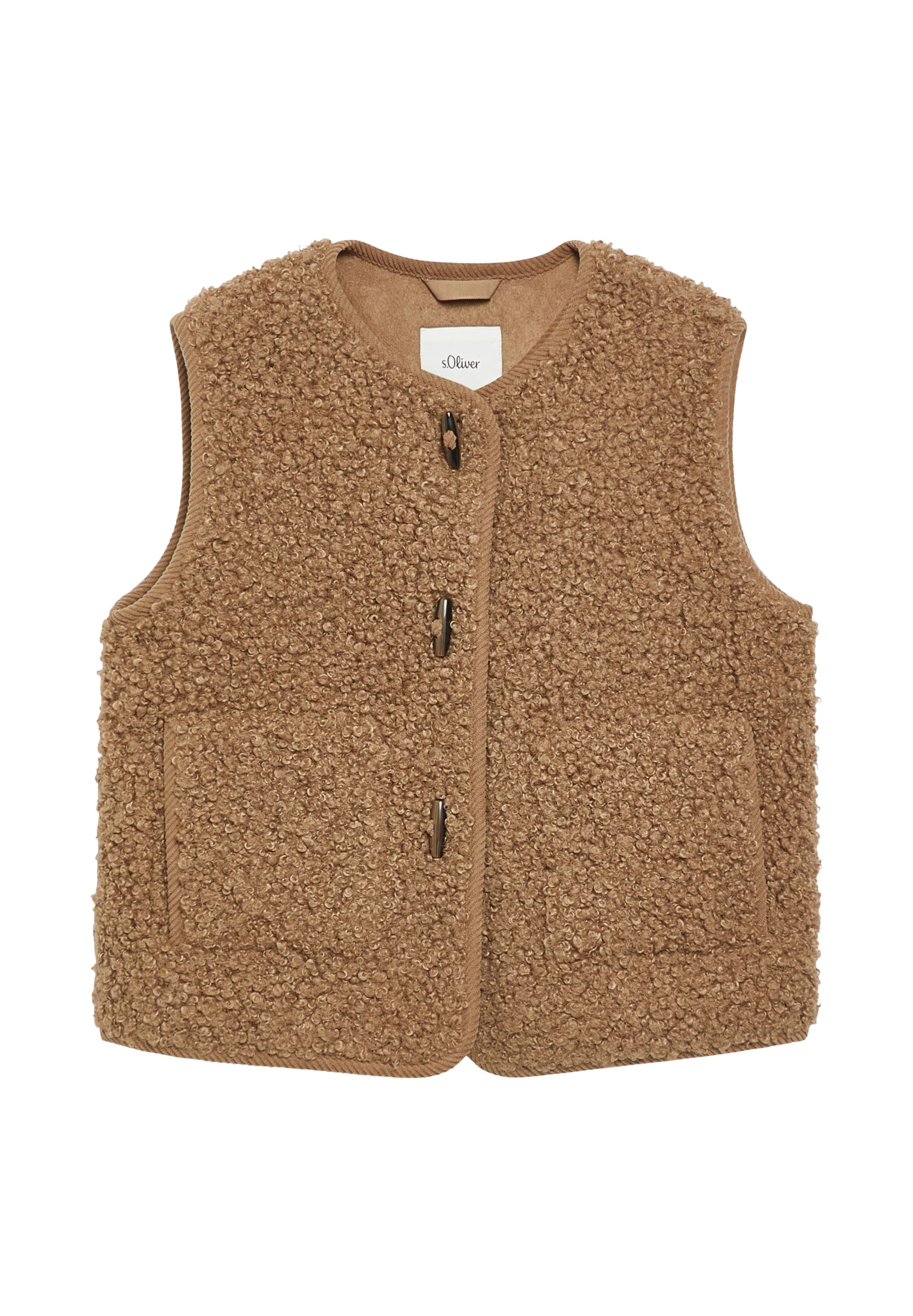 Gilet s.Oliver en marron : devant