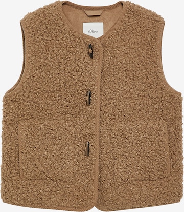 Gilet s.Oliver en marron : devant