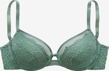 LASCANA T-shirt Bra in Green: front