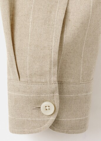 MANGO MAN Regular fit Button Up Shirt 'Rainier' in Beige