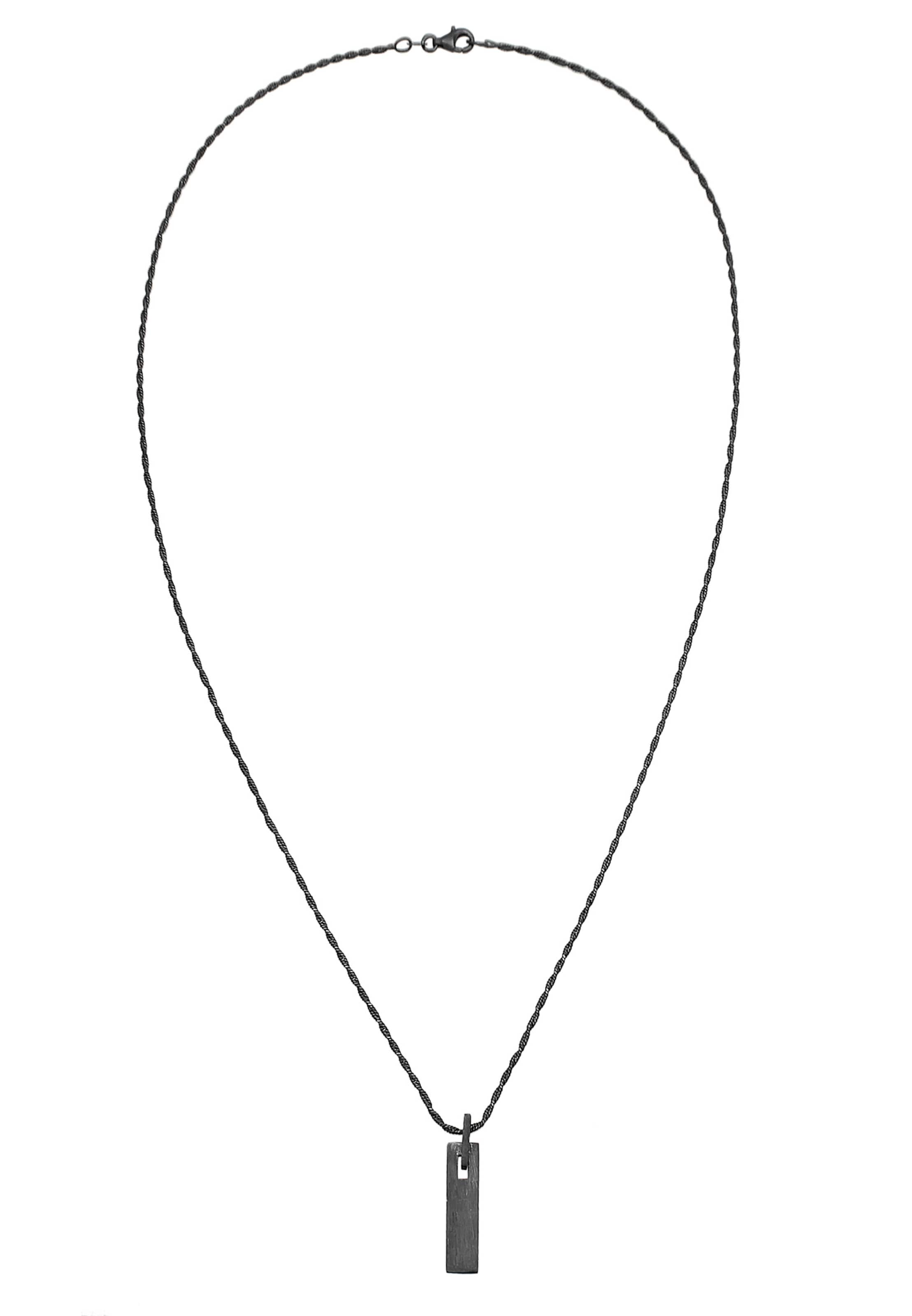 KUZZOI Necklace in Black: front