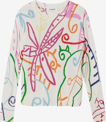 Desigual Pullover in Weiß: predná strana