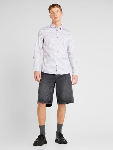 TOM TAILOR Slim Fit Hemd in Weiß