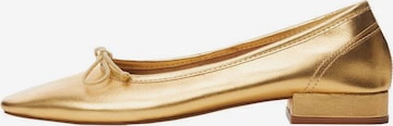 MANGO Pumps 'Baila' in Gold: predná strana