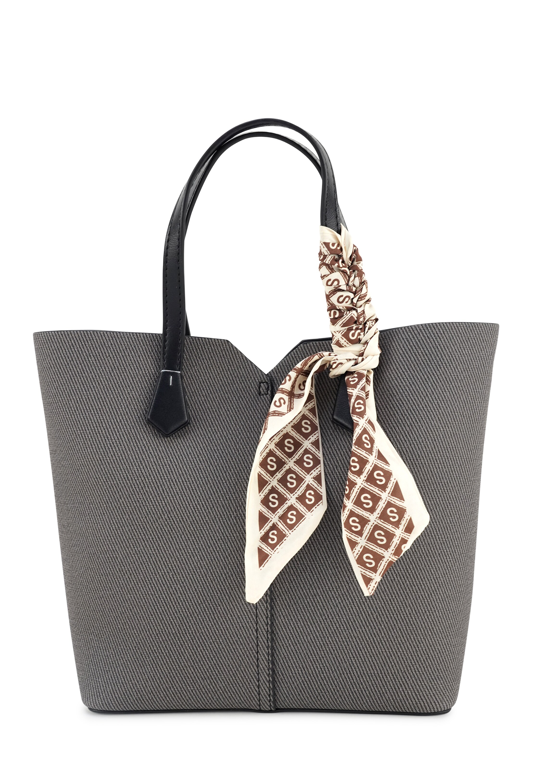 HARPA Handtasche 'CARRIE' in Grau: Vorderseite