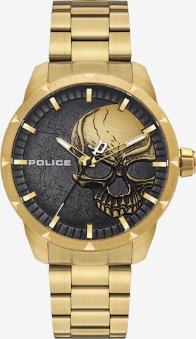 POLICE Analog Watch in Gold: front