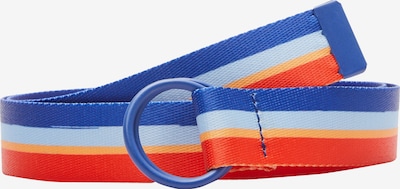 s.Oliver Gürtel in blau / hellblau / orange, Produktansicht