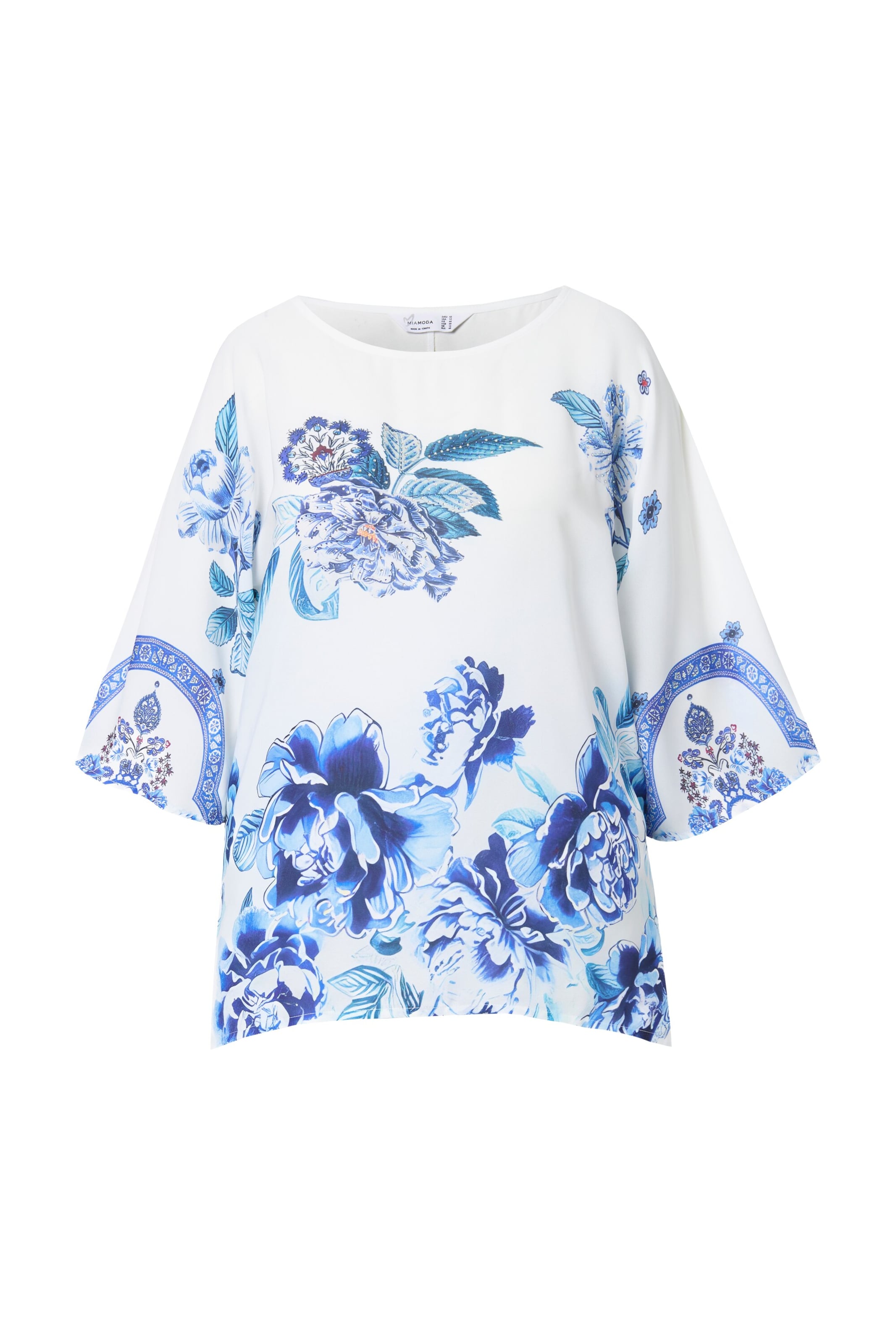 MIAMODA Blouse in White: front