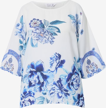 MIAMODA Blouse in White: front