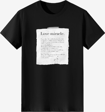 T-shirt LapaPlus en noir : devant