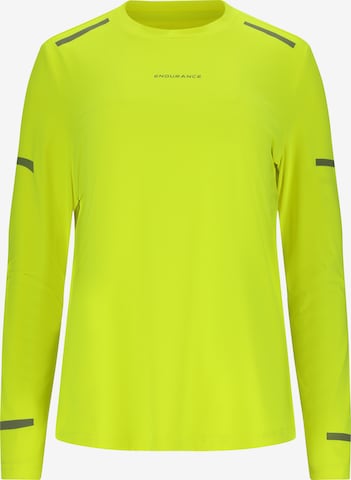 ENDURANCE Langarmshirt 'Ailey' in Gelb: Vorderseite