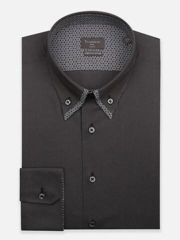 Slim fit Camicia business di 7Camicie in grigio