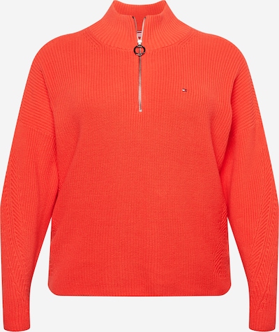 Pulover Tommy Hilfiger Curve pe roșu, Vizualizare produs