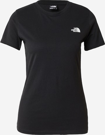 THE NORTH FACE Koszulka 'SIMPLE DOME' w kolorze czarny: przód