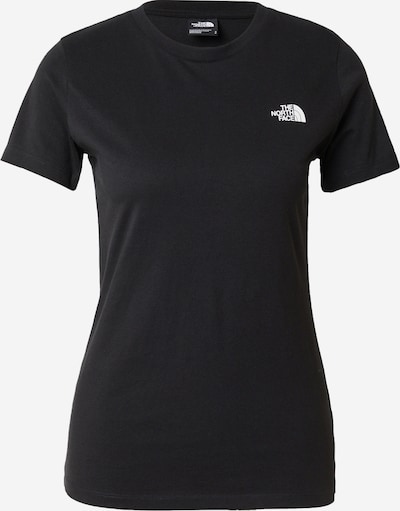 THE NORTH FACE Функционална тениска 'SIMPLE DOME' в черно / бяло, Преглед на продукта