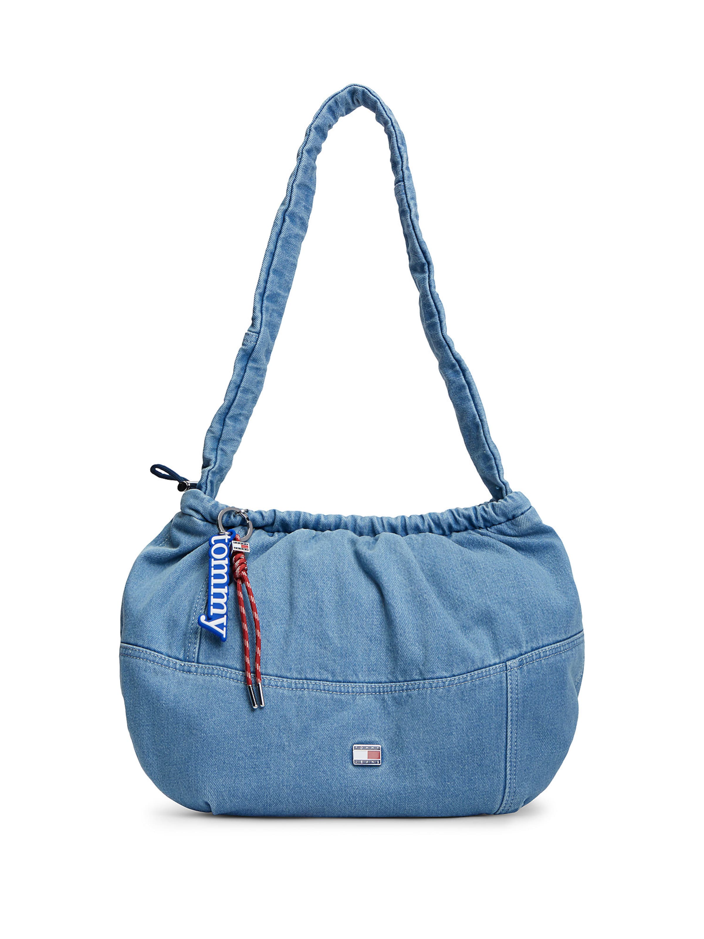 Sac à bandoulière Tommy Jeans en bleu : devant