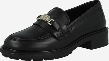 Slipper 'Hardware' di TOMMY HILFIGER in nero: frontale