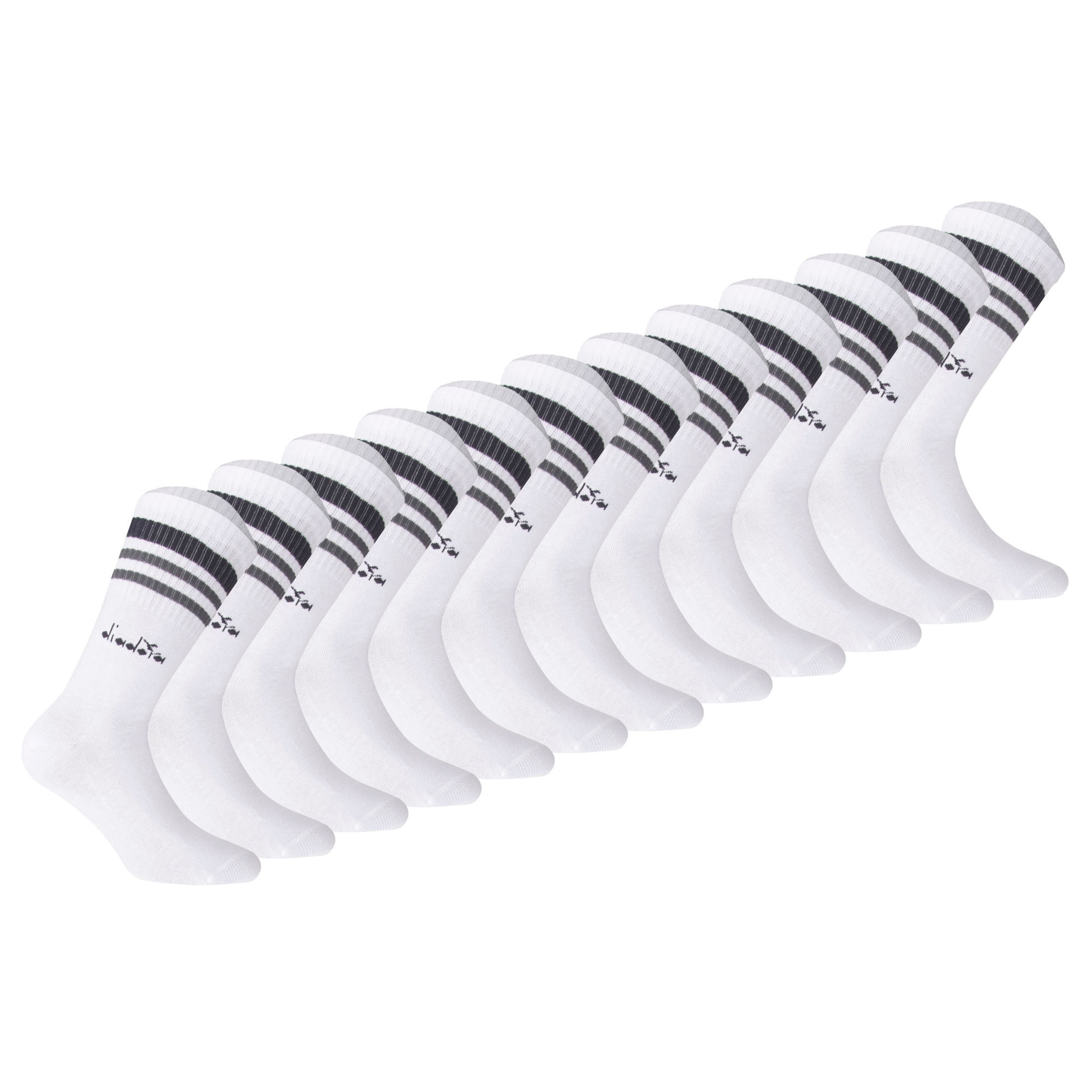 Diadora Skarpety sportowe w kolorze biały: przód