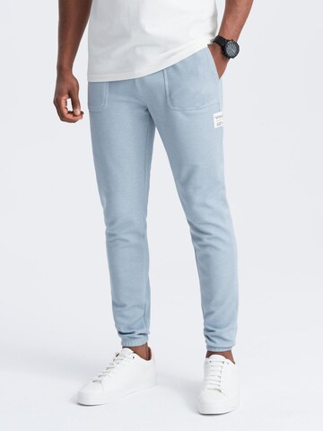 Ombre Regular Outdoor trousers in Blue: front